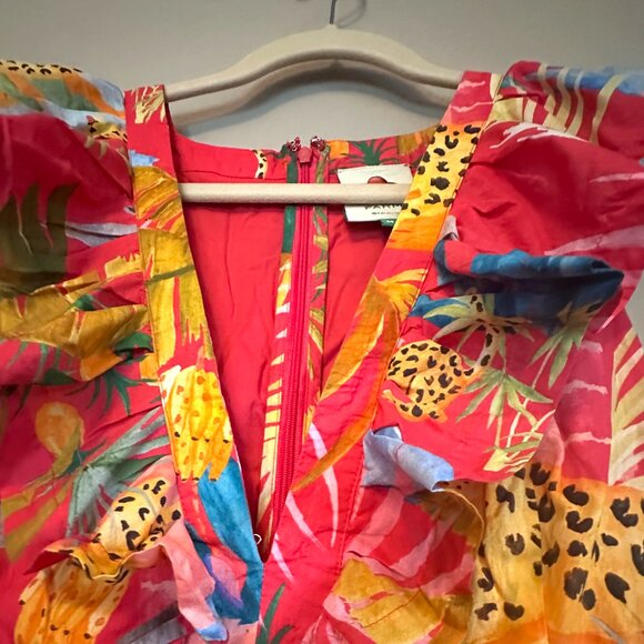 Farm Rio Tropical Jungle Midi Dress - Picture 6 of 9